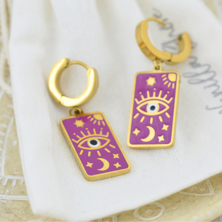 Earrings - Evil Eye Earrings 