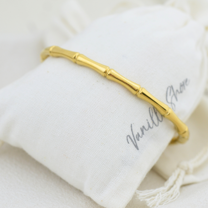Golden Bamboo Bangle