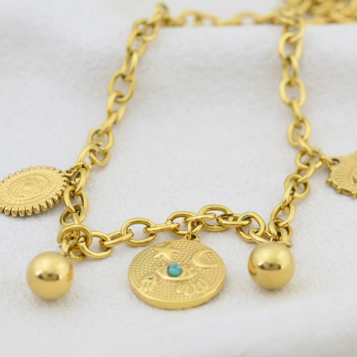 Necklaces - Chunky Gold Necklace