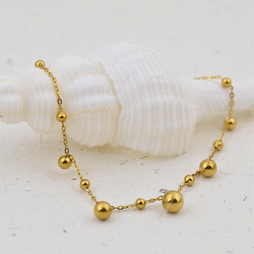 Anklets - Waterproof Gold Anklet