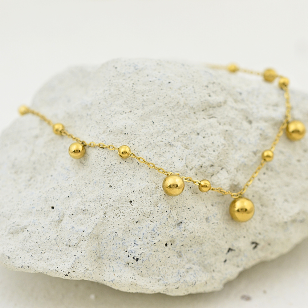 Anklet - Waterproof Gold