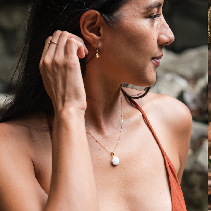 Sunlit Shiva Necklace