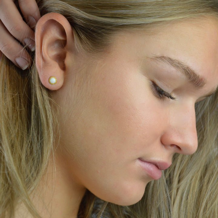 EARRINGS - GOLD BOHEMIAN STUDS