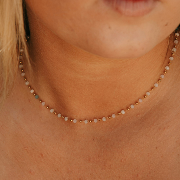 Necklaces - Pink Choker