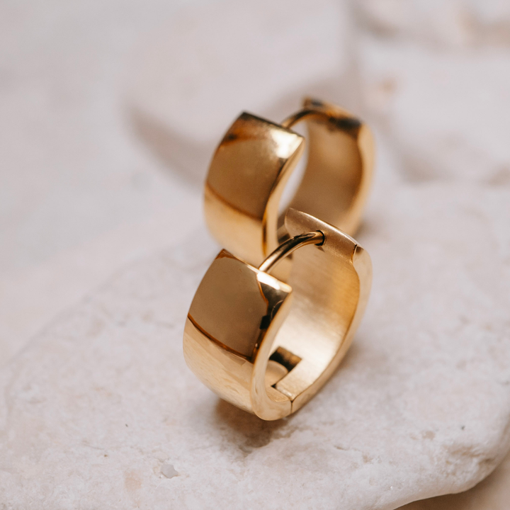 Earrings - Gold Hoops
