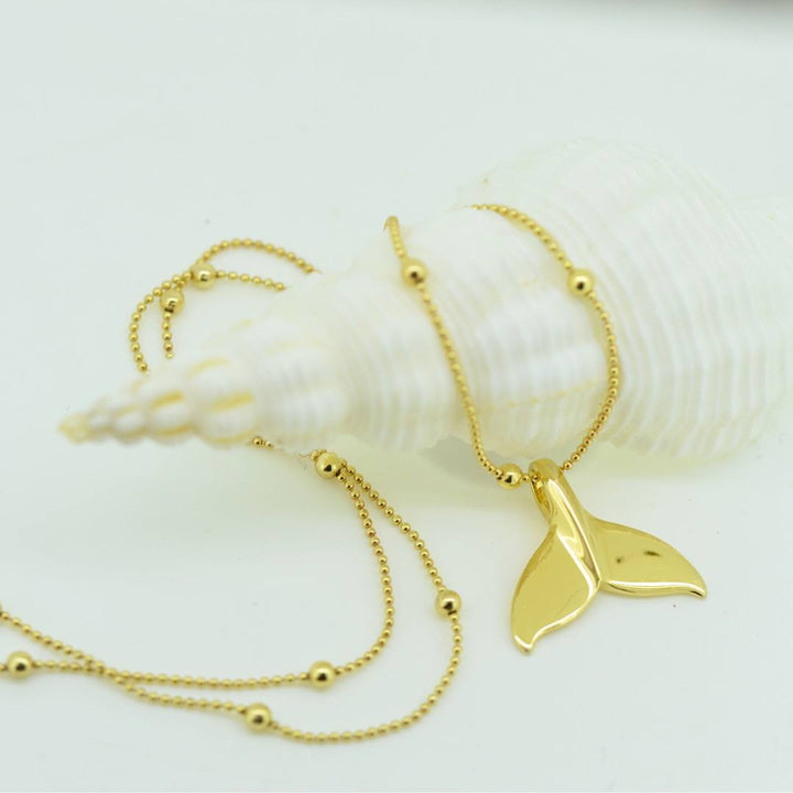 Necklaces - Golden Mermaid Necklace