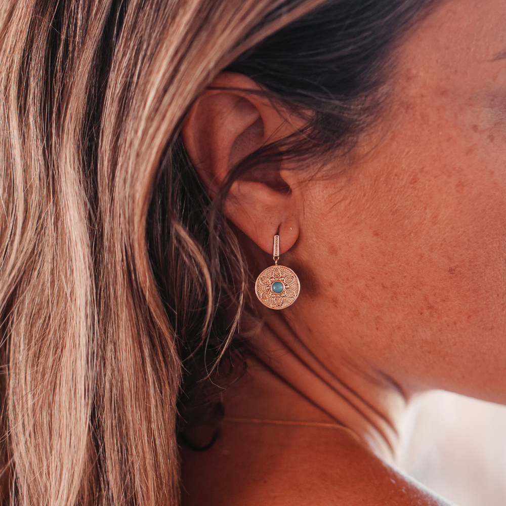 Earrings - Gold Boho Earrings 