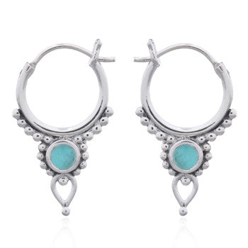 Earrings - Turquoise Bohemian earrings