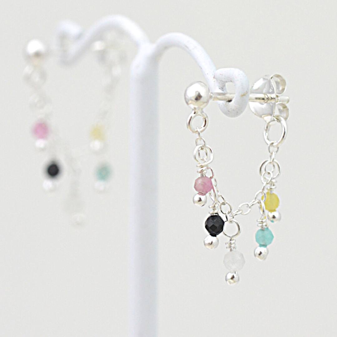 Earrings - Little Gem Mini Bead Studs