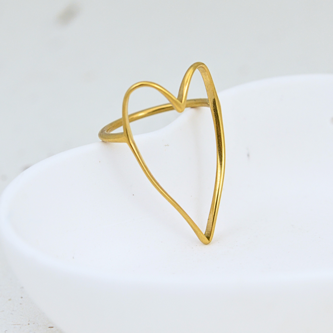 Rings - Gold Heart Ring