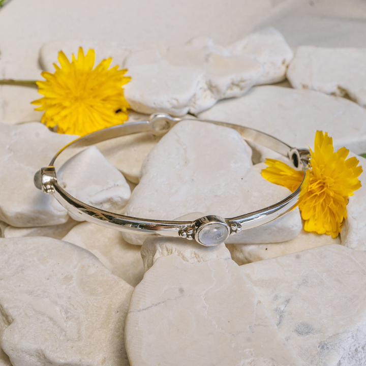 Luna Moonstone Bangle