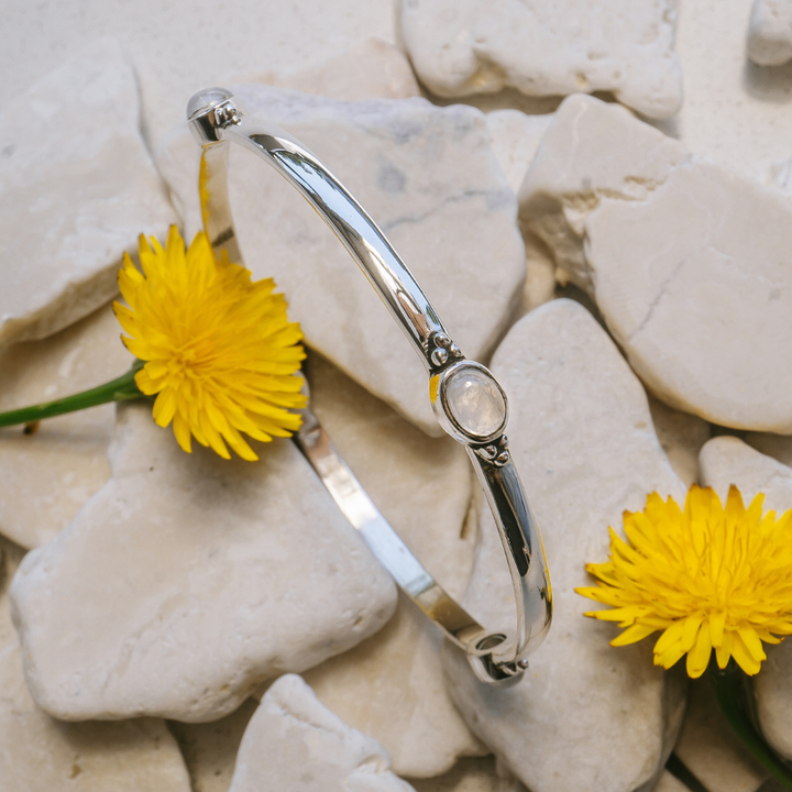 Luna Moonstone Bangle