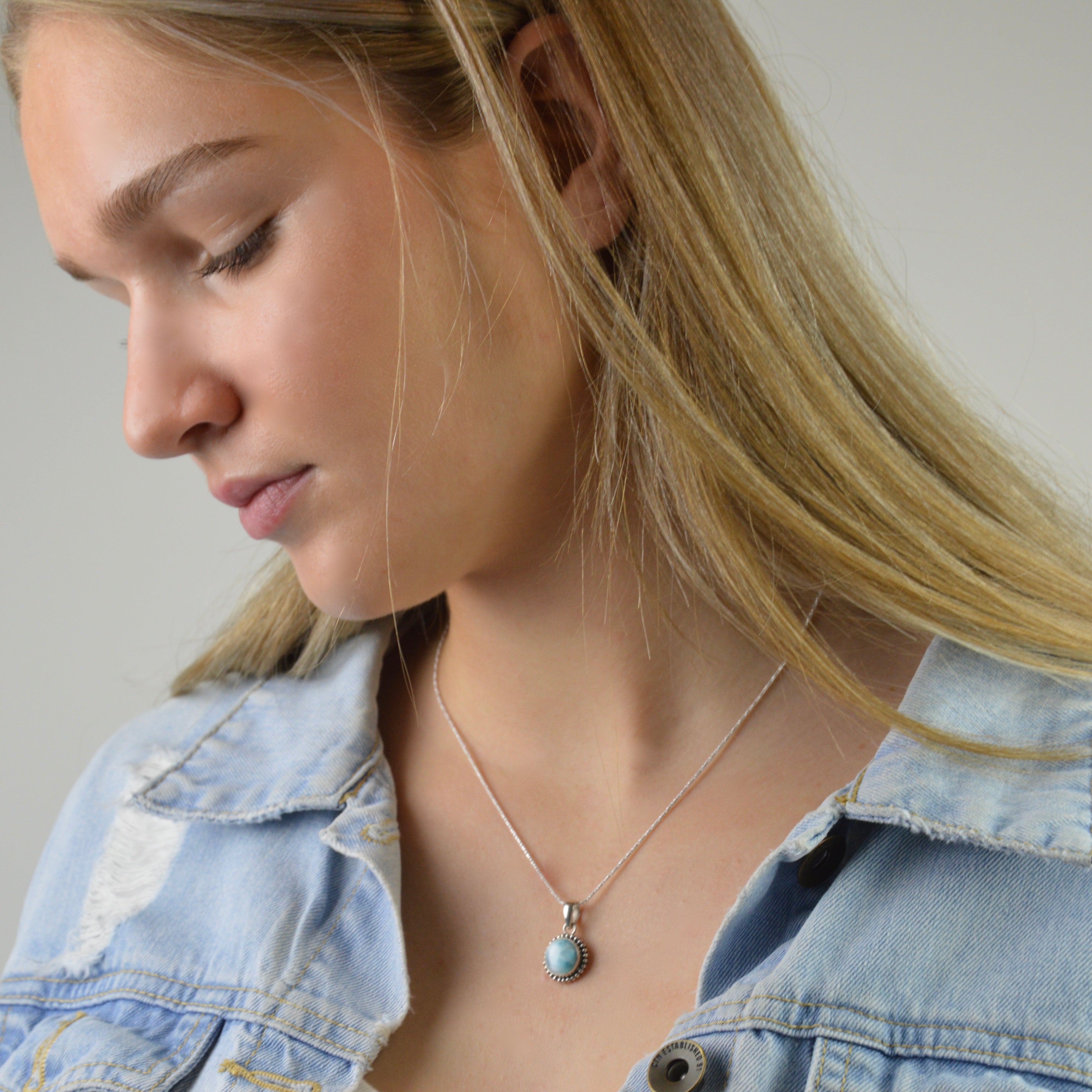 Larimar necklace discount