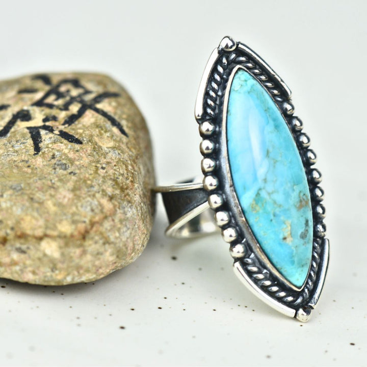 Rings - Tribal Trance Turquoise Ring