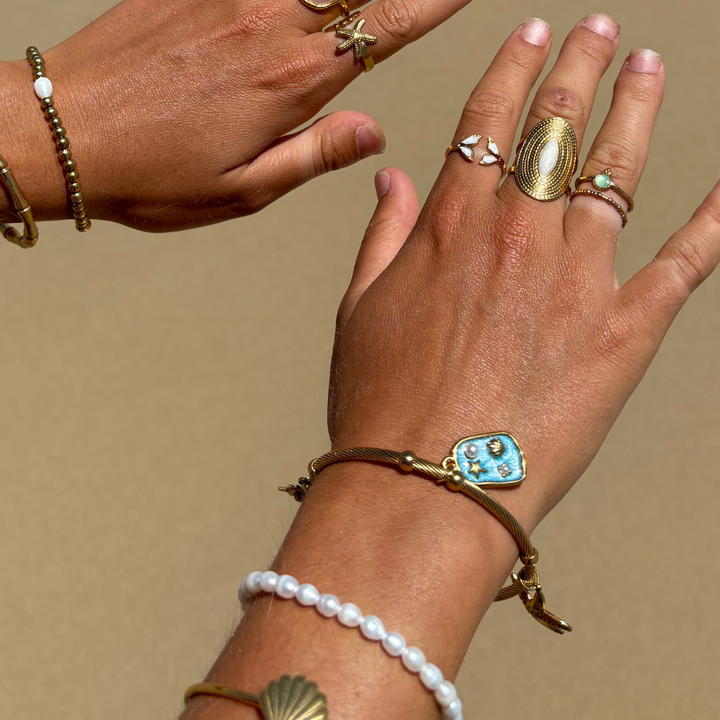 Sea Symbols Bangle