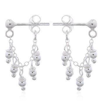Silver Mini Bead Studs