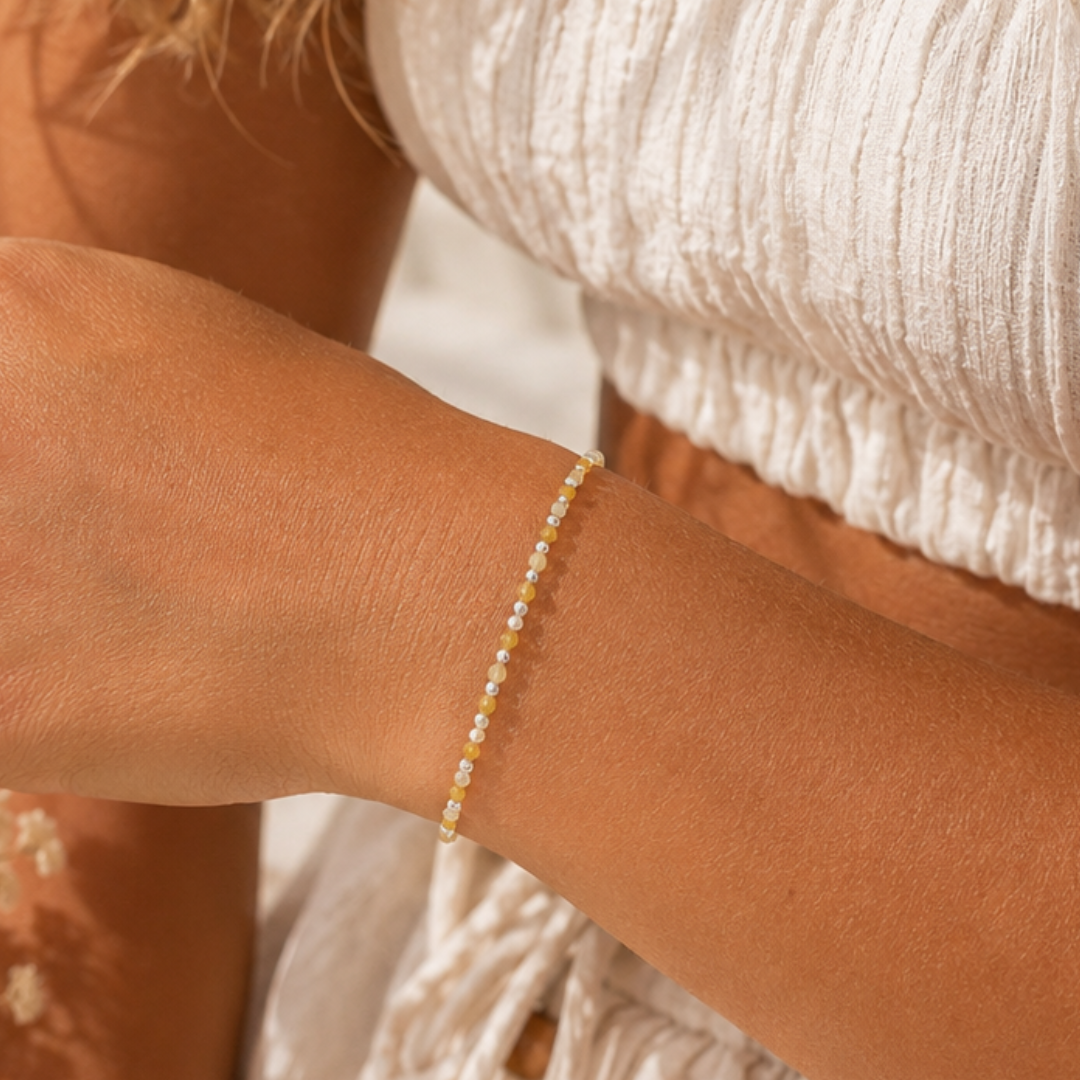 Bracelets - dainty opal bracelet