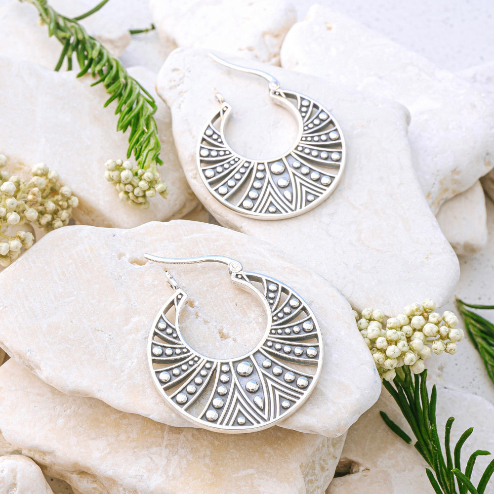 Earrings - Tribal Hoops