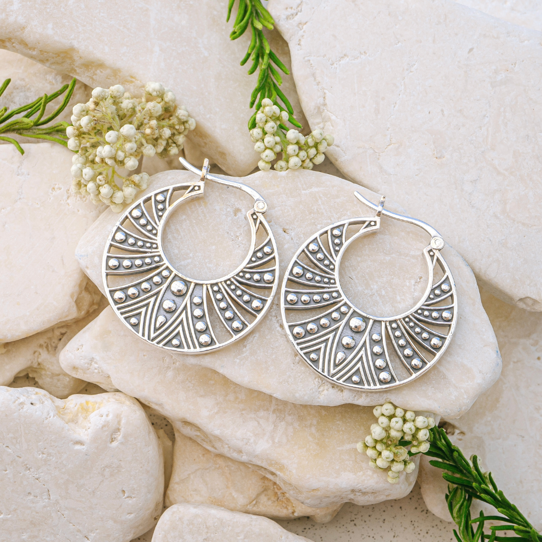 Earrings - Tribal Boho Hoops