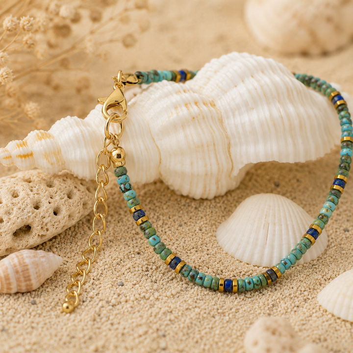 Turquoise Drift Anklet