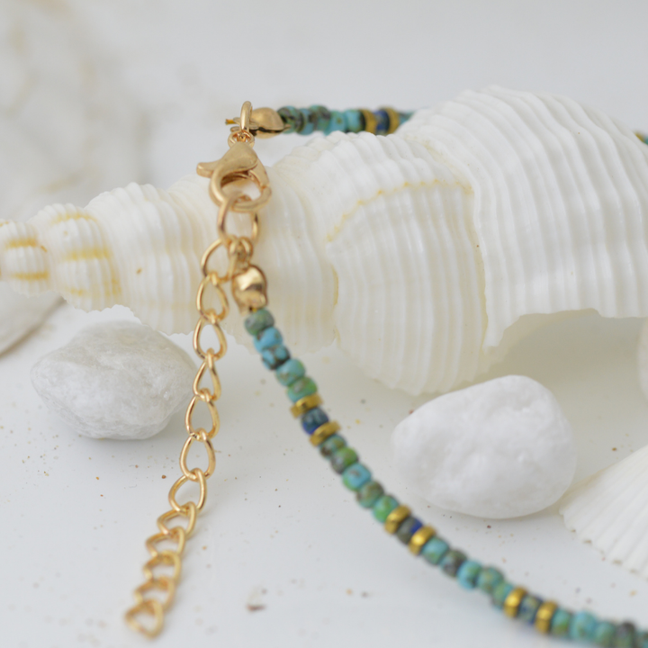 Turquoise Drift Anklet