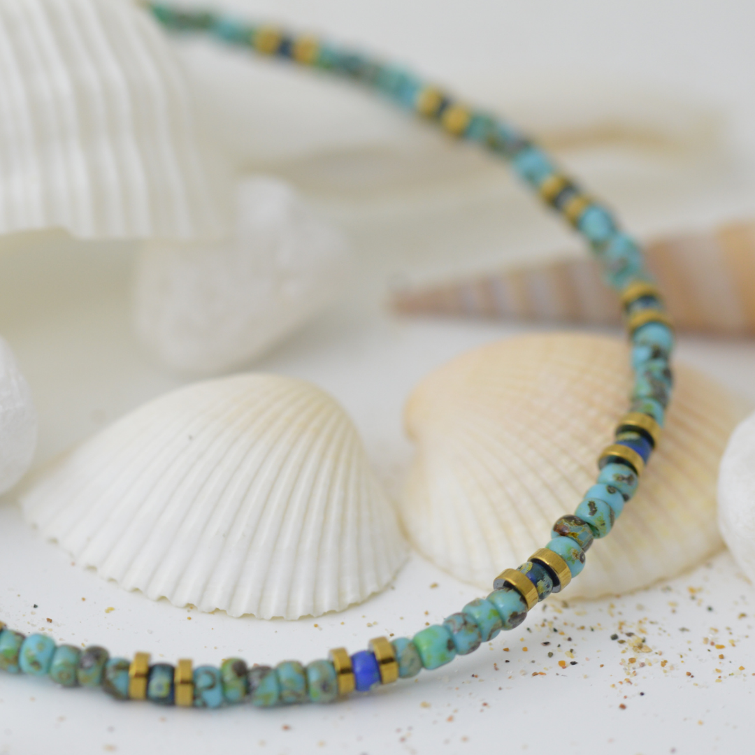 Turquoise Drift Anklet