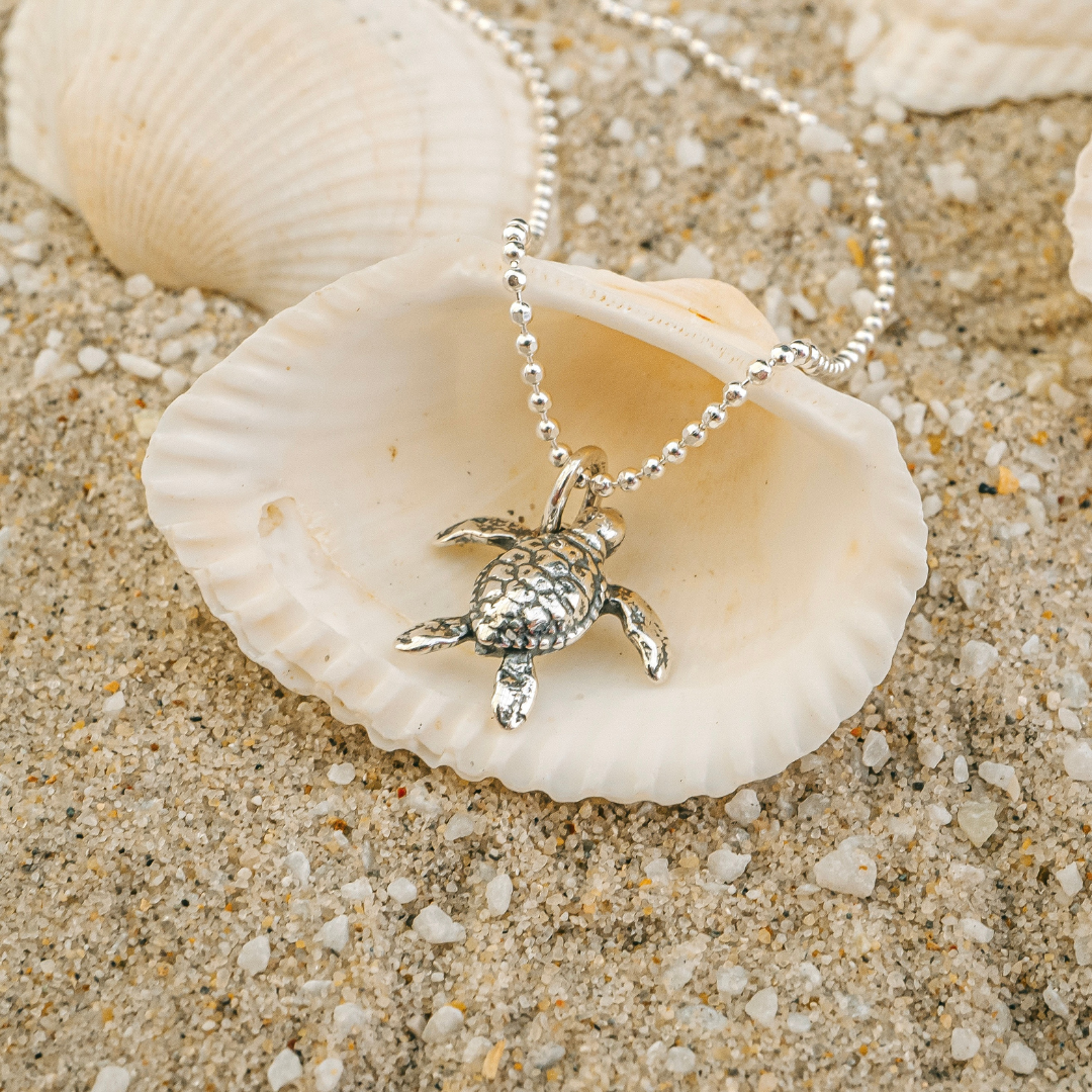Tiny Tides Turtle Necklace