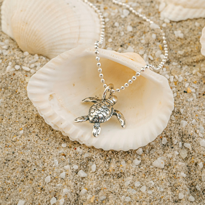 Tiny Tides Turtle Necklace