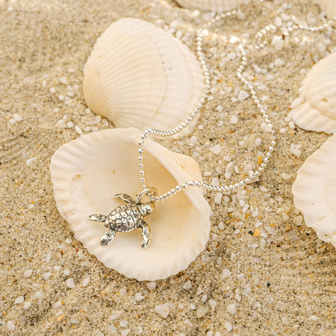 Tiny Tides Turtle Necklace