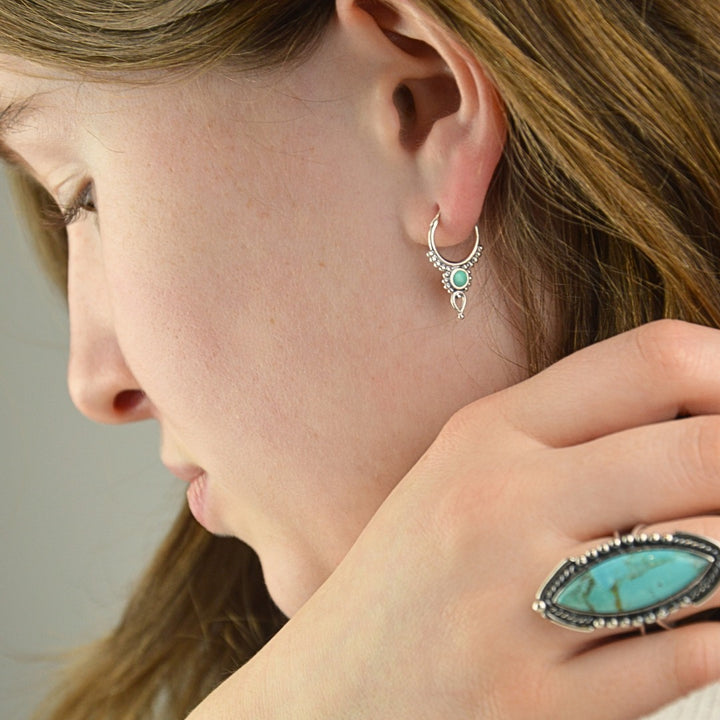 Earrings - Wild Oasis Hoops