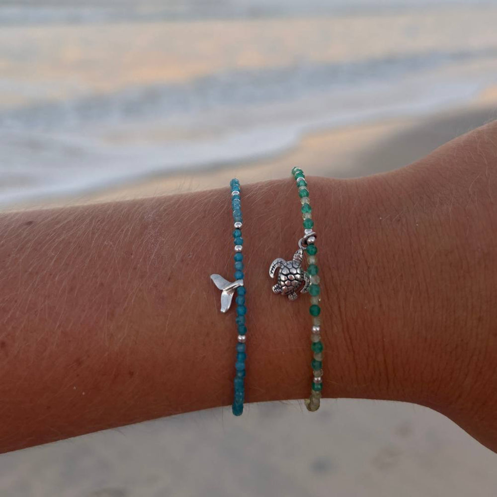 Bracelets - Gemstone Whale Tail Bracelets