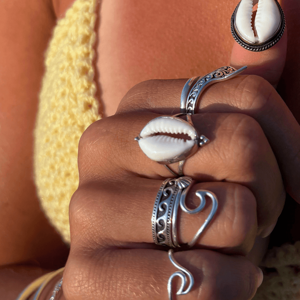 Rings - Sterling Silver Wave Ring
