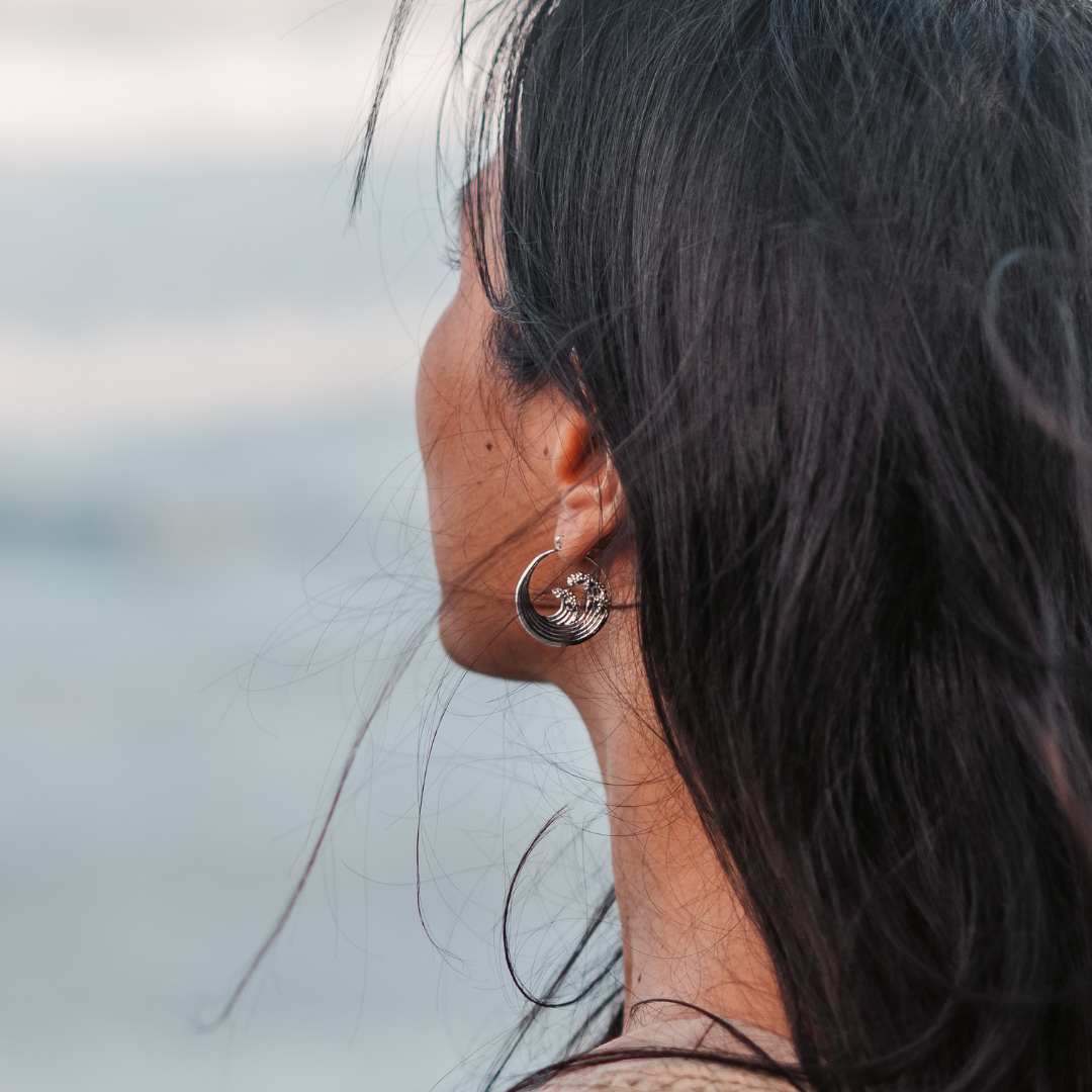 Salty Aura Hoops