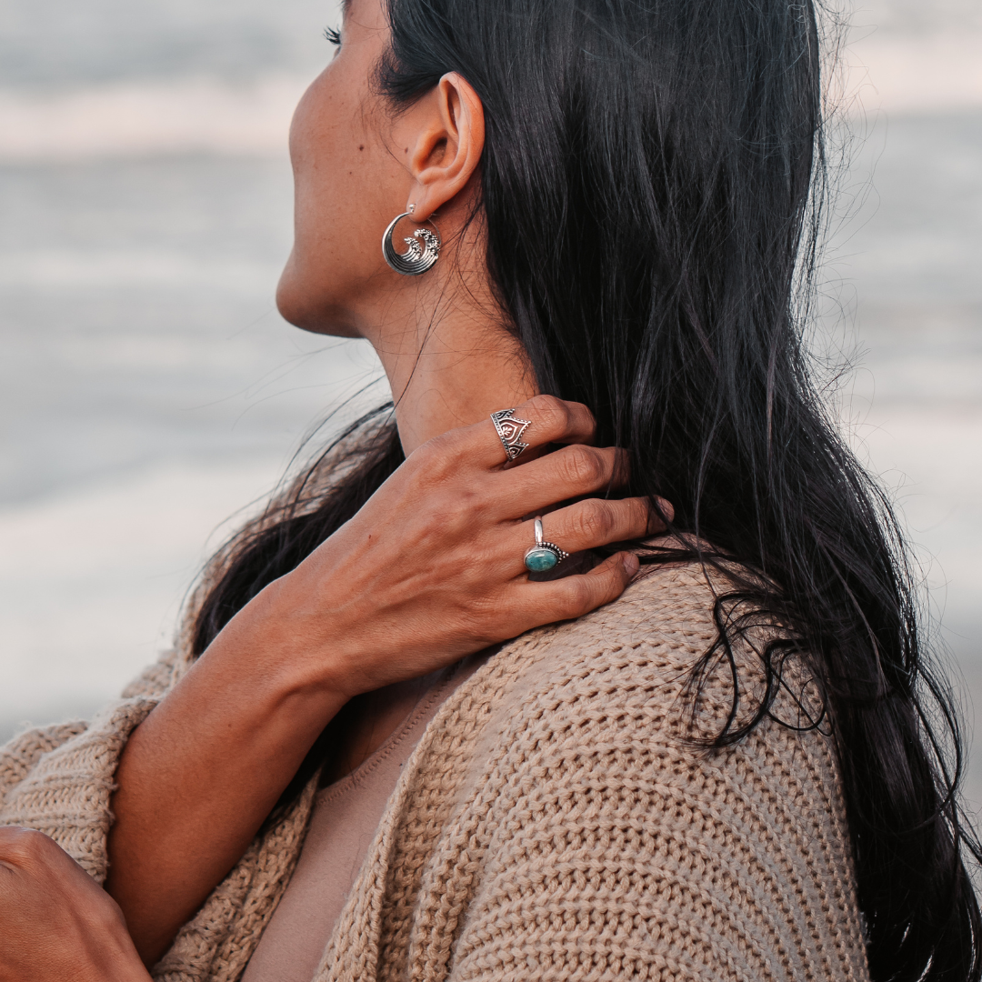 Salty Aura Hoops