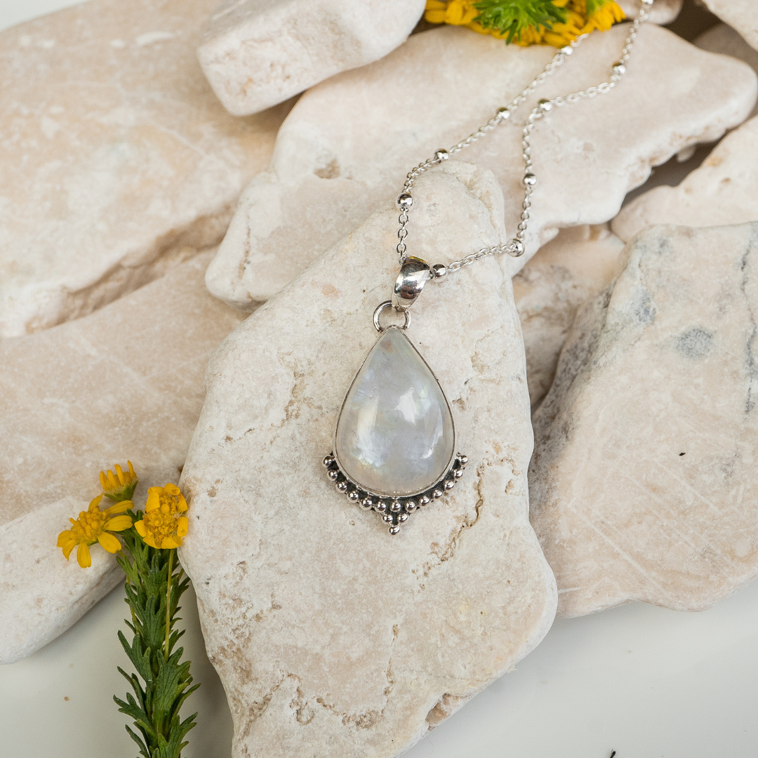 Bohemian Moonstone Necklace