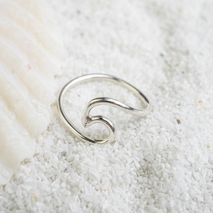 Sterling Silver Wave Ring