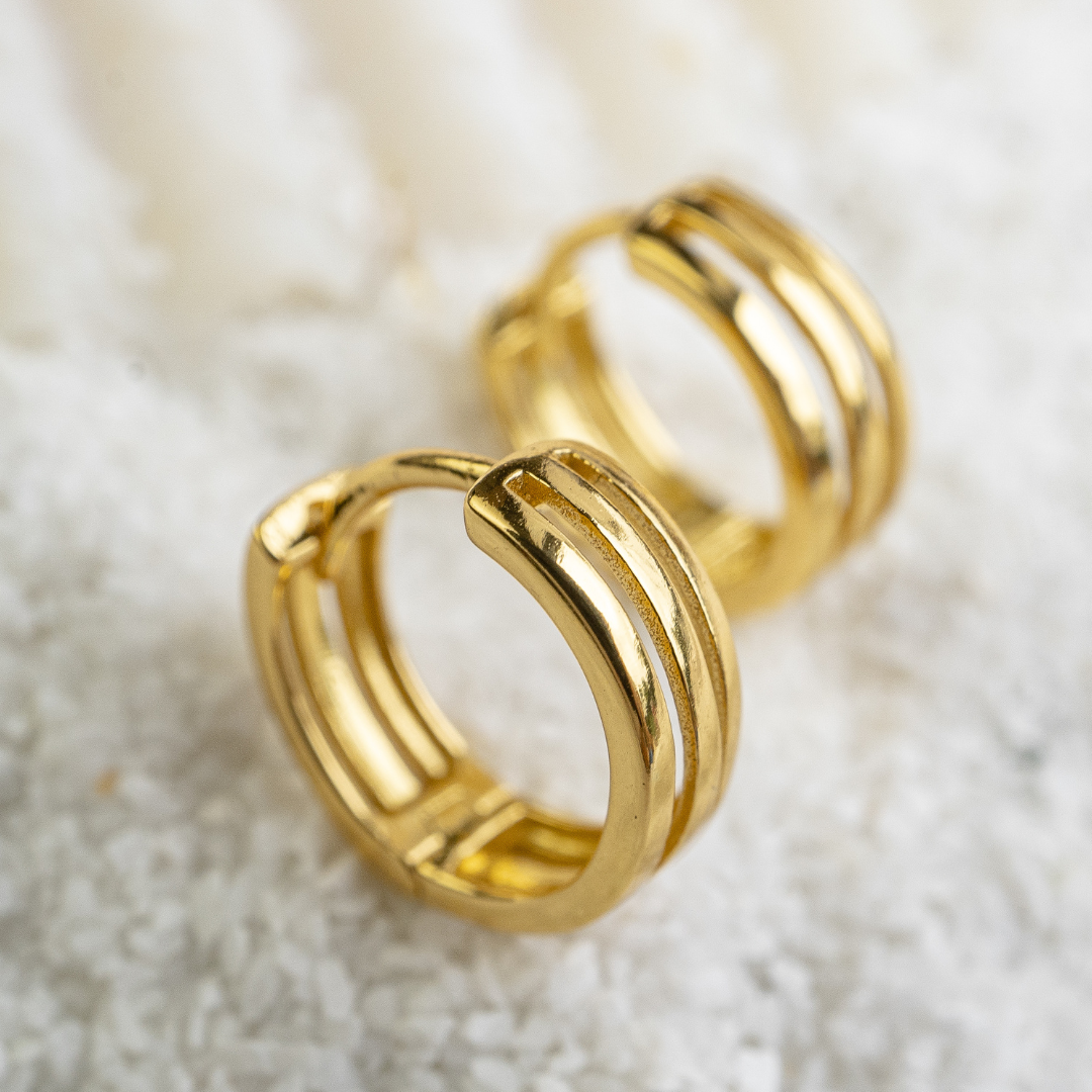 Earrings - Gold Huggies