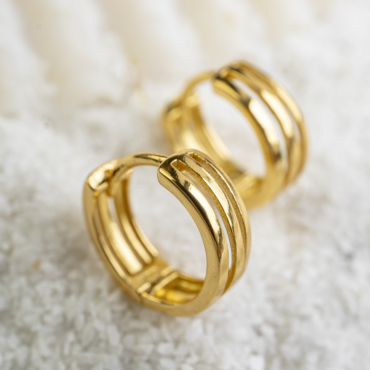 Earrings - Gold Huggies