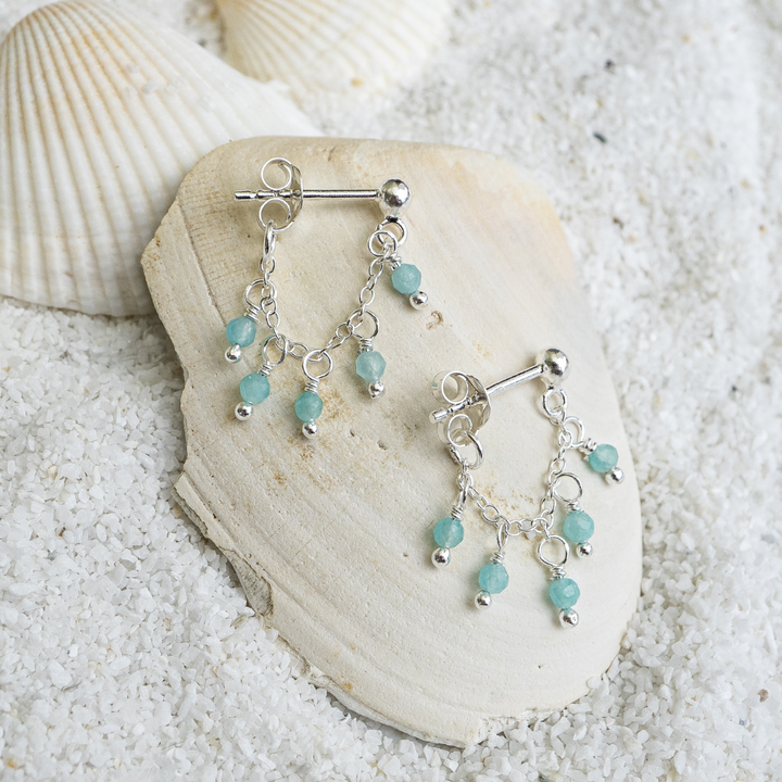 Amazonite Mini Bead Studs