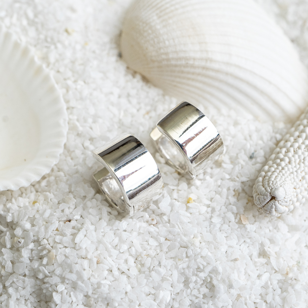 Earrings - Silver Side Earrings