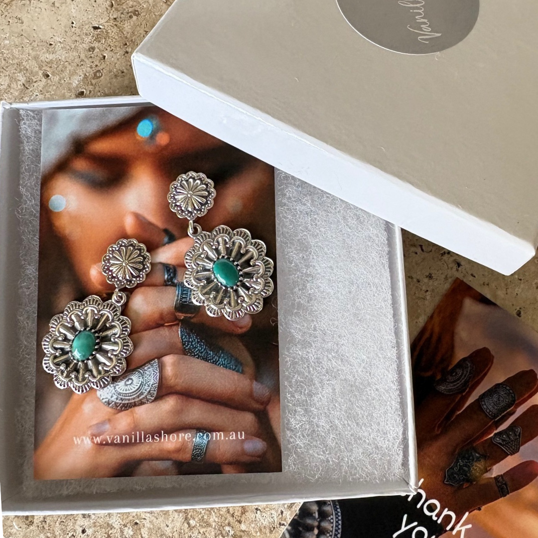 Turquoise Navajo Earrings