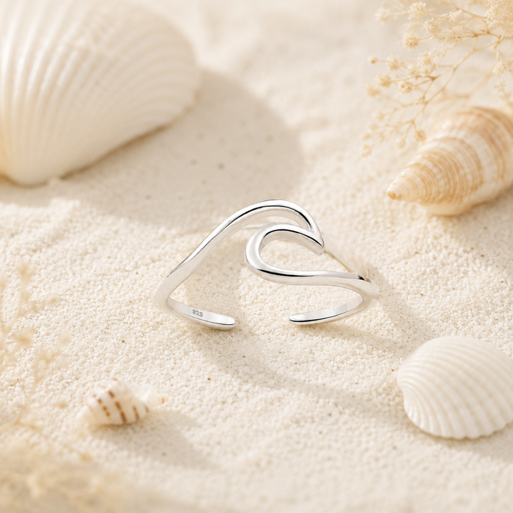 Toe ring - Wave toe ring