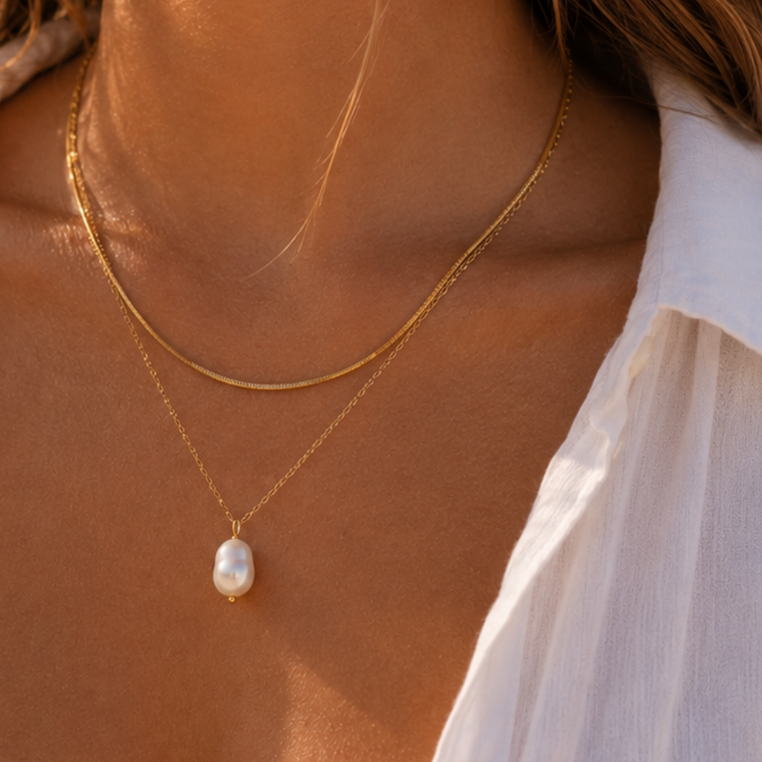 Ocean Kiss Layered Necklace