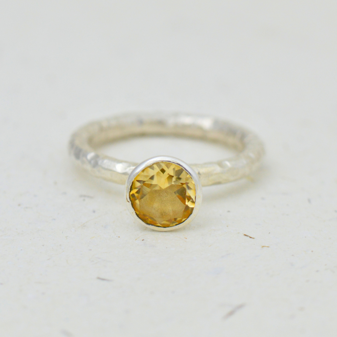 Artisan's Citrine Ring