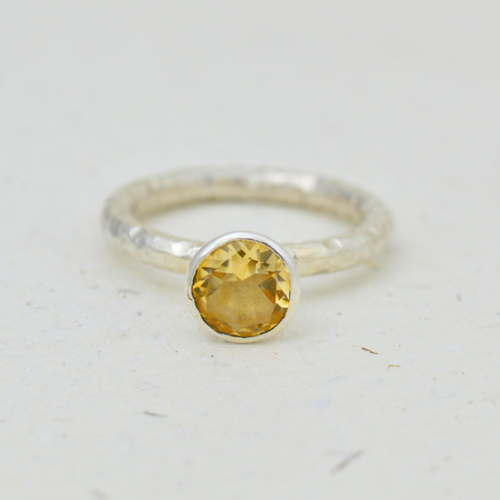 Artisan's Citrine Ring