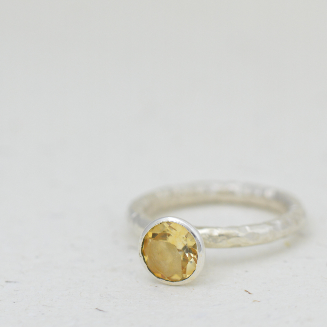 Rings - Handmade Citrine Ring