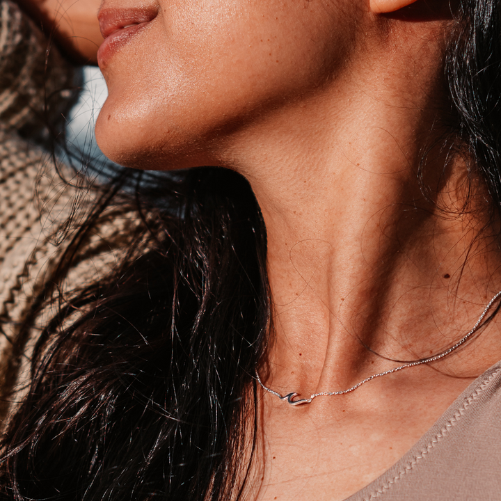 Necklaces - Dainty Wave Necklace