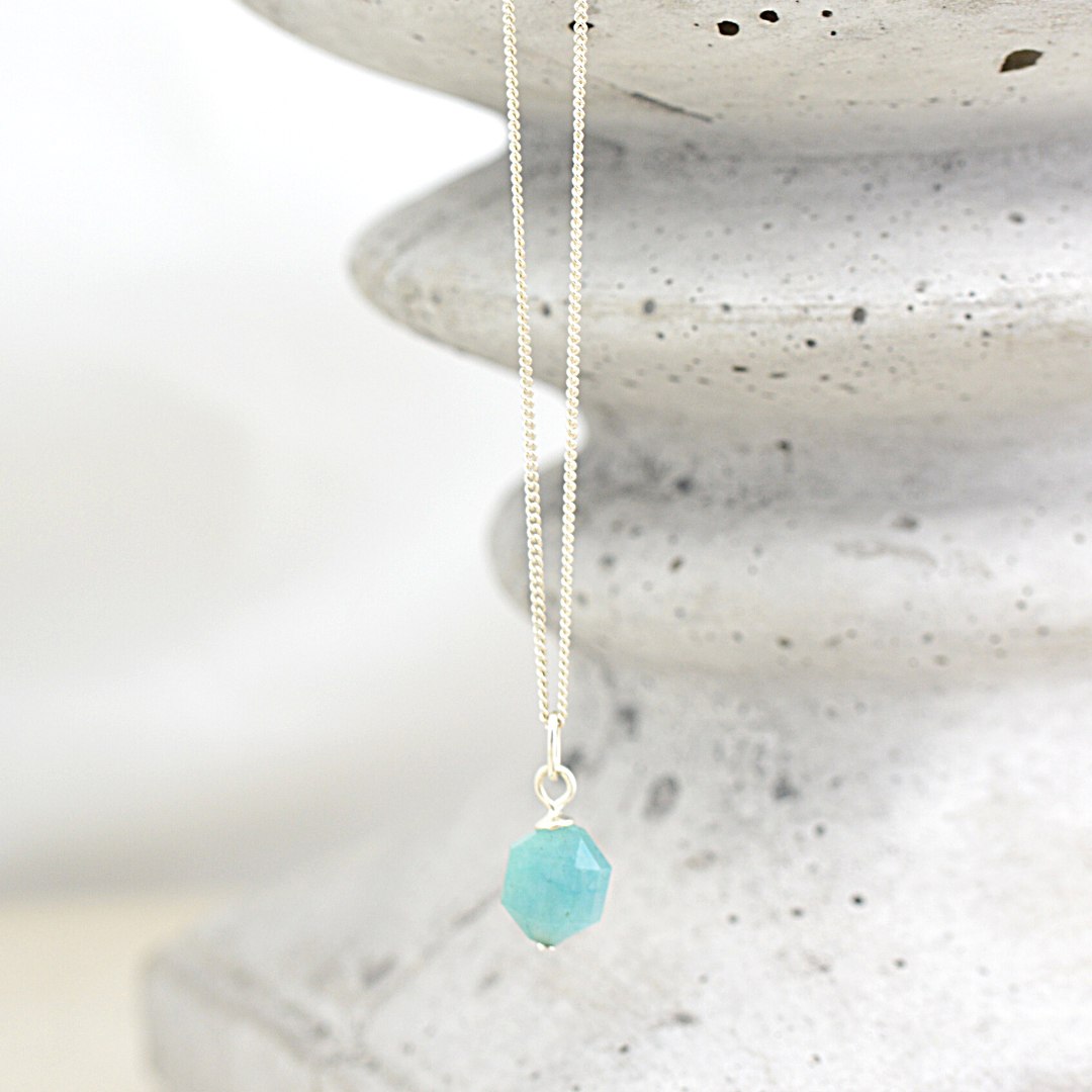 Necklaces - Blue Apatite Crystal Necklace