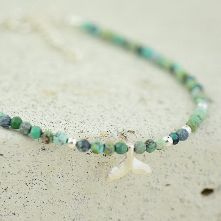 Bracelets - Gemstone Whale Tail Bracelets