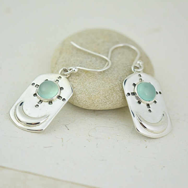 Earrings - Lunar Chalcedony Earrings